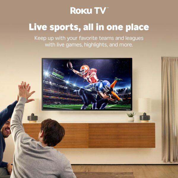 Hisense 85-Inch Class A6 Series 4K UHD Smart Roku TV (85A6NR, 2024 Model) - Dolby Vision HDR, DTS Studio Sound, Game Mode Plus, Alexa Compatibility, Black - Image 10
