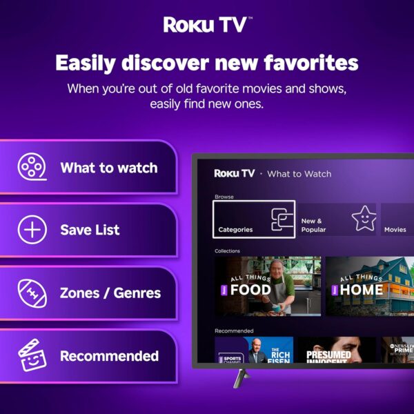 Hisense 85-Inch Class A6 Series 4K UHD Smart Roku TV (85A6NR, 2024 Model) - Dolby Vision HDR, DTS Studio Sound, Game Mode Plus, Alexa Compatibility, Black - Image 13