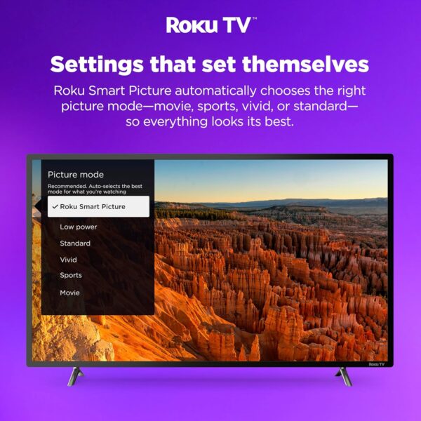 Hisense 85-Inch Class A6 Series 4K UHD Smart Roku TV (85A6NR, 2024 Model) - Dolby Vision HDR, DTS Studio Sound, Game Mode Plus, Alexa Compatibility, Black - Image 18