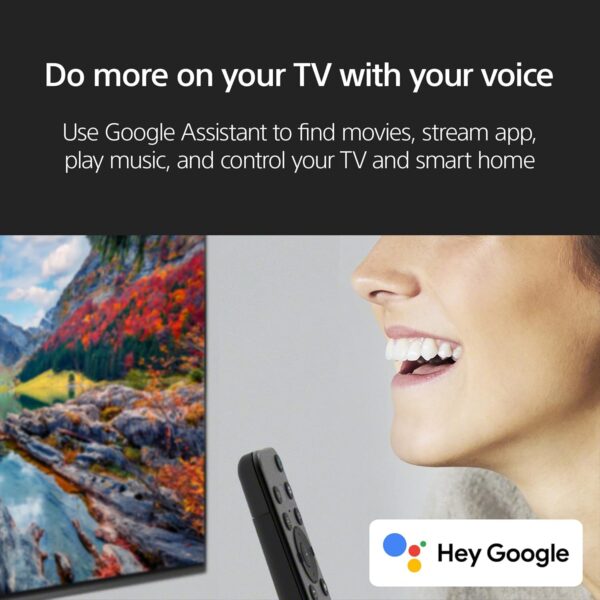Sony 50 Inch 4K Ultra HD TV X77L Series: LED Smart Google TV KD50X77L- 2023 Model, Black - Image 7