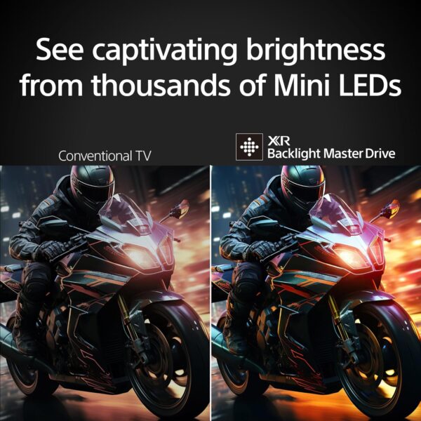 Sony 65-Inch Mini LED QLED 4K Ultra HD TV BRAVIA 7 Smart Google TV with Dolby Vision HDR, Exclusive PS5 Features, (K-65XR70) - Image 4