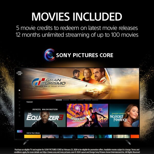 Sony 65-Inch Mini LED QLED 4K Ultra HD TV BRAVIA 7 Smart Google TV with Dolby Vision HDR, Exclusive PS5 Features, (K-65XR70) - Image 5