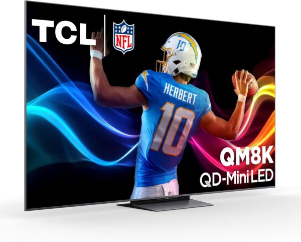 TCL 65-Inch Class QM8K Series QD-Mini LED 4K UHD Google Smart TV Next Generation Mini-LED TV - QLED, 144hz, 288hz VRR, No Bezel Design, Unrivaled Picture Quality, Ai Processing (65QM8K, 2025 Model) - Image 12