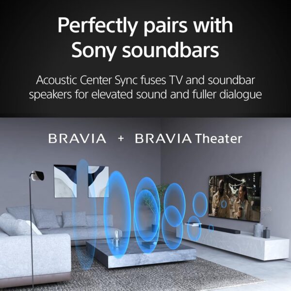 Sony BRAVIA 8 II 55 Inch TV, QD OLED, 4K Smart Google TV, XR Processor with AI Technology, Ultra Slim Design, 120hz Television, Dolby Vision/Atmos, Exclusive Features for PS5, K-55XR80M2, 2025 Model - Image 13