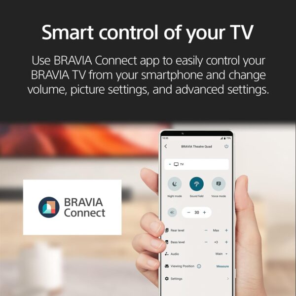 Sony BRAVIA 8 II 55 Inch TV, QD OLED, 4K Smart Google TV, XR Processor with AI Technology, Ultra Slim Design, 120hz Television, Dolby Vision/Atmos, Exclusive Features for PS5, K-55XR80M2, 2025 Model - Image 15