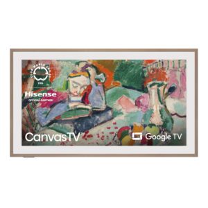 Hisense 75-Inch Class QLED 4K S7N CanvasTV Series Dolby Vision HDR Google Smart TV (75S7N, 2025 Model) – 144Hz, Art Mode, Anti-Glare Panel, Hi-Matte Display, UltraSlim Wall Mount & Frame Included
