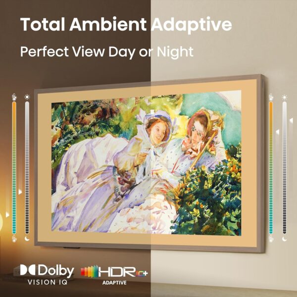 Hisense 75-Inch Class QLED 4K S7N CanvasTV Series Dolby Vision HDR Google Smart TV (75S7N, 2025 Model) - 144Hz, Art Mode, Anti-Glare Panel, Hi-Matte Display, UltraSlim Wall Mount & Frame Included - Image 10