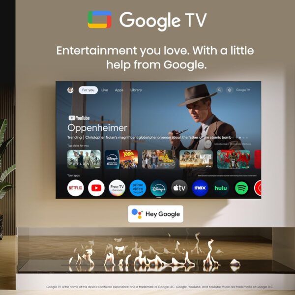 Hisense 75-Inch Class QLED 4K S7N CanvasTV Series Dolby Vision HDR Google Smart TV (75S7N, 2025 Model) - 144Hz, Art Mode, Anti-Glare Panel, Hi-Matte Display, UltraSlim Wall Mount & Frame Included - Image 12