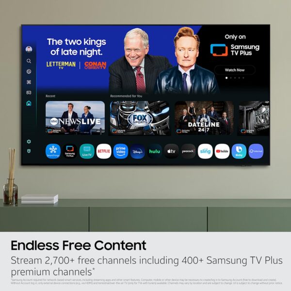 Samsung 85-Inch Class Neo QLED QN990F 8K Mini LED Smart TV (2025 Model) NQ8 AI Gen3 Processor, 8K AI Upscaling Pro, Wireless One Connect, Glare Free, Samsung Vision AI, Alexa Built-in - Image 8
