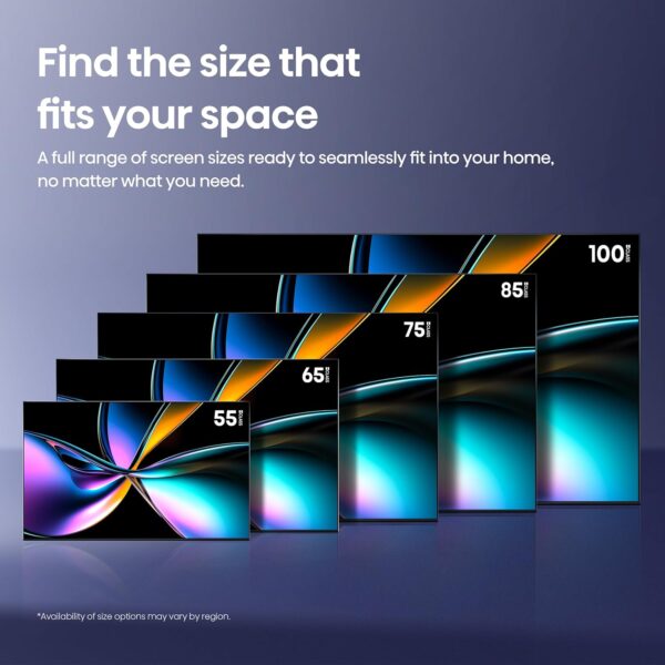 Hisense 85" Class U7 Mini-LED ULED 4K UHD Google Smart TV (85U75QG, 2025 Model) - QLED, Native 165Hz, VRR 288, Up to 3000 Nits, HDR10+, Dolby Vision IQ · Atmos, IMAX Enhanced, 2.1.2 Ch Surround - Image 13