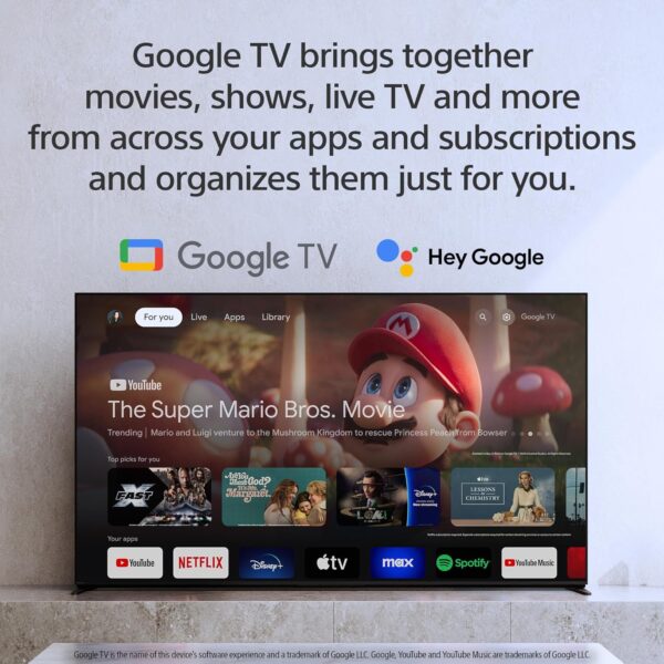 Sony 65 Inch OLED 4K Ultra HD TV BRAVIA XR8B Smart Google TV with Dolby Vision HDR and Exclusive Features for PlayStation® 5 (K-65XR8B), 2025 Model - Image 6