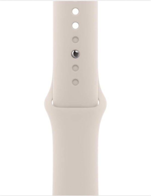 Apple Watch Series 7 (GPS + Cellular, 41mm) Starlight Aluminum Case with Starlight Sport Band, Regular (Renewed) - Image 6