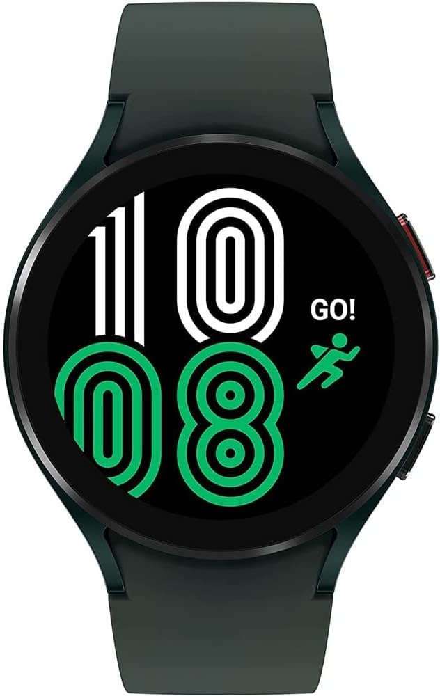 Samsung Galaxy Watch 4 44MM SM-R870 Aluminum Smartwatch GPS Only - Green (Renewed)