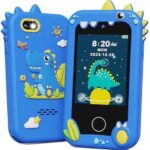 Read more about the article KOKODI Kids Smart Phone, Touchscreen HD Dual Camera Cell Phone for Kids, Christmas Birthday Gifts Dinosaur Toddler Play Phone for Boys 3-10, Travel Toy Preschool Learning Education Toy