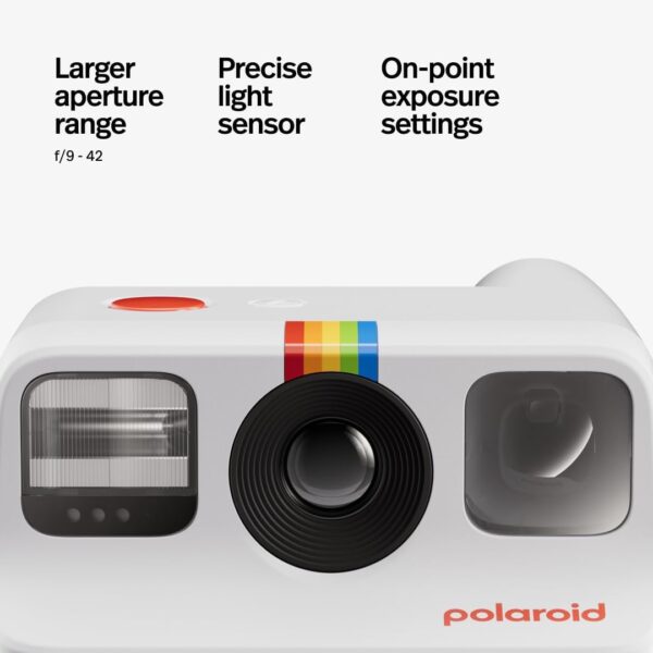 Polaroid Go Generation 2 - Mini Instant Camera + Film Bundle (16 Photos Included) - White (6282) - Image 6