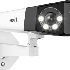 REOLINK 4K PoE Security Camera System, Home Outdoor IP Camera in 180 Degree Viewing Angle, Human/Vehicle/Pet Detection, Color Night Vision, Two Way Talk, Up to 256GB microSD Card, Duo 2 PoE