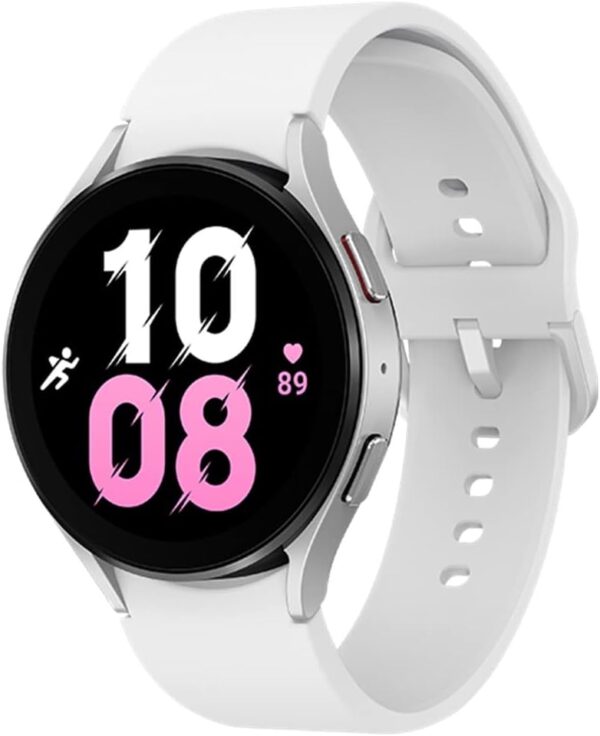 Samsung Galaxy Watch 5 (44mm, WIFI + 4G LTE) 1.4" Super AMOLED Smartwatch GPS Bluetooth, 3-in-1 Bioactive Sensor, Water Resistant R915U (Fast Charger Bundle, Silver) (Renewed) - Image 2