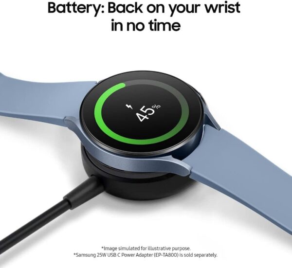SAMSUNG Samsung Galaxy Watch 5 44mm (GPS) SM-R910N Aluminum Case (Renewed) - Image 5
