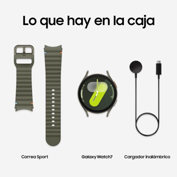 SAMSUNG Galaxy Watch 7 | 44mm | AI Smartwatch w/ 1.5" AMOLED, Wear OS 5, Wi-Fi, Bluetooth, Heart Rate, Sleep Apnea & GPS Fitness Tracker | International Model L310 | w/Fast Charger, Green - Image 7
