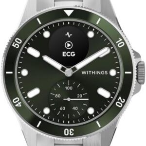 Withings Scanwatch Nova – Heart Health Hybrid Smart Watch for Men & Women – SPO2, Temperature Monitoring, Sleep, Respiratory Health, Cycle Monitoring, 30-Day Battery Life, Apple iOS/Android