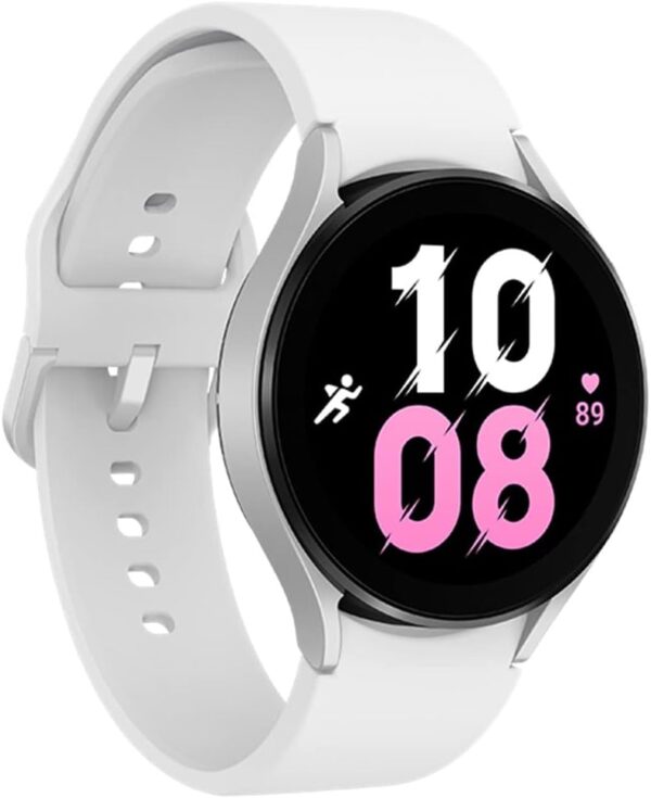 Samsung Galaxy Watch 5 (44mm, WIFI + 4G LTE) 1.4" Super AMOLED Smartwatch GPS Bluetooth, 3-in-1 Bioactive Sensor, Water Resistant R915U (Fast Charger Bundle, Silver) (Renewed) - Image 3