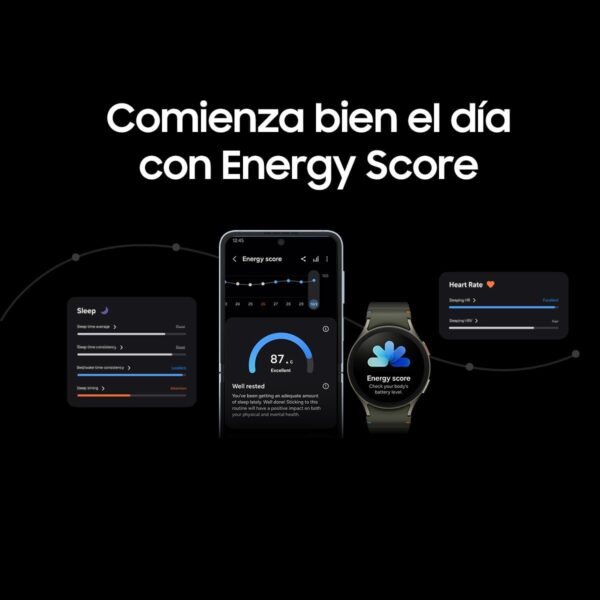 SAMSUNG Galaxy Watch 7 | 44mm | AI Smartwatch w/ 1.5" AMOLED, Wear OS 5, Wi-Fi, Bluetooth, Heart Rate, Sleep Apnea & GPS Fitness Tracker | International Model L310 | w/Fast Charger, Green - Image 3