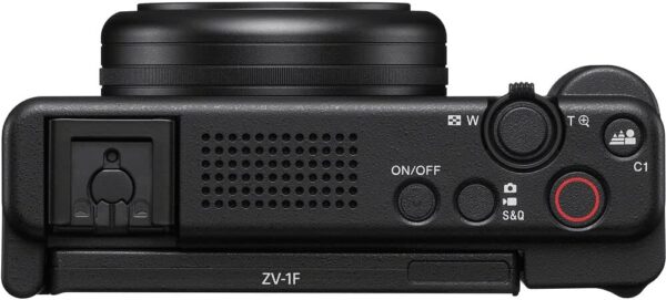 Sony ZV-1F Vlogging Camera Black ZV1F/B, Case, 64GB Card, Card Reader, Flex Tripod, Memory Card Wallet, Cap Keeper, Cleaning Kit - Image 3