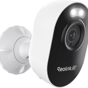REOLINK 4K Outdoor Security Camera, 2.4/5GHz Wi-Fi 6, AI Detection, Spotlight Color Night Vision, 24/7 Recording, No Monthly Fees, Corded Wireless WiFi Security Camera, Weatherproof, Lumus Pro
