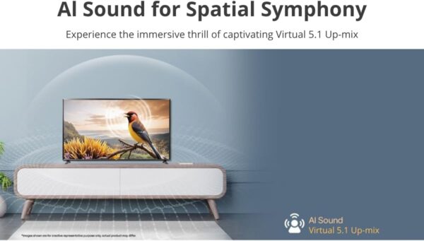LG 32" inch Smart TV (2025) LR600 32" Class HD HDR10 LR60 Series webOS 23 Bluetooth α5 AI Processor Gen6 + Wall Mount (Renewed) - Image 7