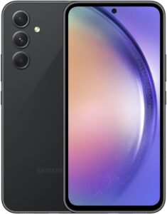 Read more about the article SAMSUNG Galaxy A54 5G | 128GB | 6.4” Fluid Display Screen | Hi Res Camera | 5,000 mAH huge Battery| US Version | 2023 Model | Unlocked Android Smartphone | Awesome Black (Renewed)