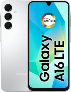 Read more about the article SAMSUNG Galaxy A16 4G Dual SIM (128GB, 2025) 6.7″ 90Hz AMOLED, Splash Resistant, 8Core, 50MP Camera (Factory Unlocked International Model for GSM, Global) A165M/DS (25W Fast Charger Bundle, Grey)