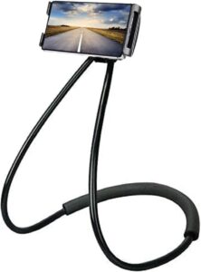 Read more about the article Chapter Seven Universal Smart Mobile Phone Stand,Hanging on Neck Cell Phone Mount Holder, Flexible Lazy Bracket DIY Free Rotating for Multiple Functions (Black)