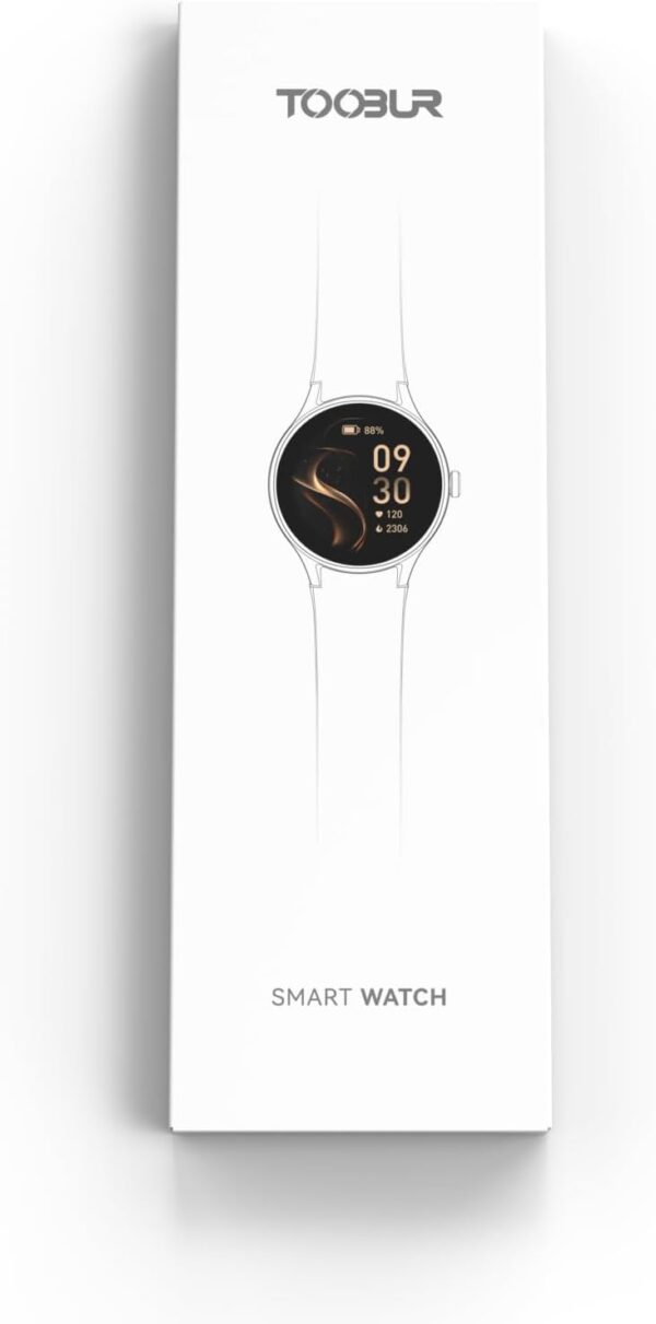 Smart Watch for Women, Smartwatch Compatible Android and iOS Phone, Answer/Make Calls, Fitness Tracker/Step Counter/Running Watch, Sleep/Heart Rate Monitor, 100 Sports, IP68 Waterproof, Beige - Image 10