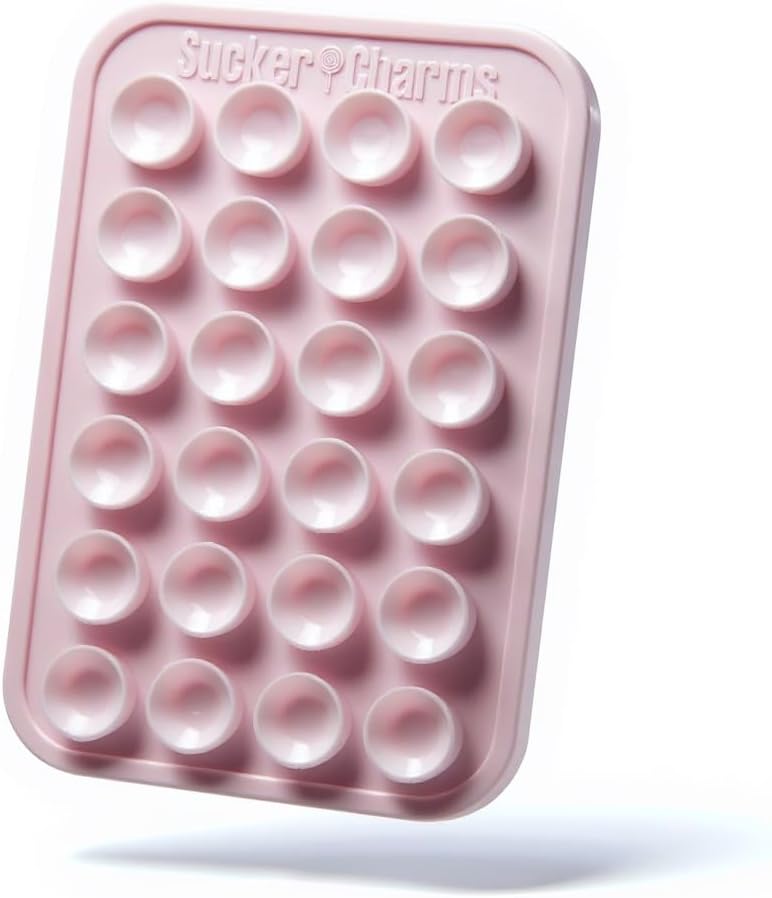 You are currently viewing 2.0 Removable and Reusable Adhesive, Silicone Suction Phone Mount, Cell Phone Accessory, Hands-Free Mirror Phone Holder, TikTok Videos, Sticky Grip, Patented (Pink)