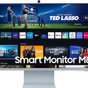 Samsung 32-in M8 Smart Blue UHD Monitor w Smart TV Apps (2023) LS32CM80BUNXZA