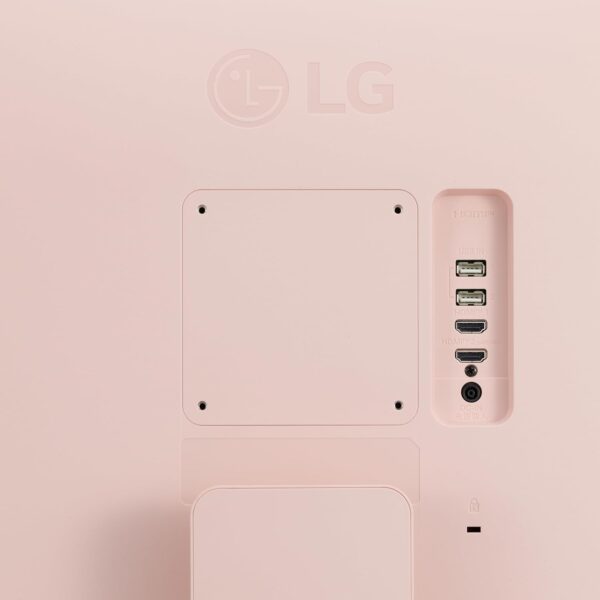 LG 27SR5BF-P 27-inch FHD (1920x1080) Smart Monitor with Streaming TV, webOS, Wireless Keyboard, Mouse, HDR10, IPS Display, webOS, Speaker, ThinQ App, Remote Control, Pink - Image 3