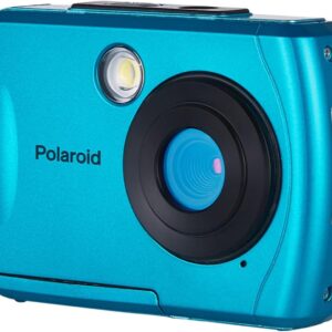 Polaroid IS048 Waterproof Instant Sharing 16 MP Digital Portable Handheld Action Camera, Teal