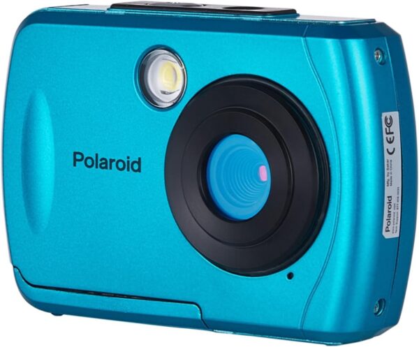 Polaroid IS048 Waterproof Instant Sharing 16 MP Digital Portable Handheld Action Camera, Teal - Image 2