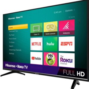 Hisense 40-Inch Class H4 Series LED Roku Smart TV with Alexa Compatibility (40H4F, 2020 Model)