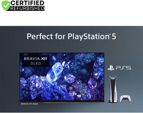Sony XR42A90K Bravia XR A90K 42 inch 4K HDR OLED Smart TV (Renewed) Bundle with 2 YR CPS Enhanced Protection Pack - Image 9
