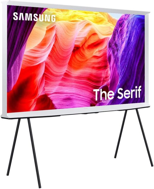 Samsung QN65LS01DAFXZA 65 Inch Class QLED 4K The Serif LS01D Series Quantum HDR Smart TV 2024 Bundle with Premiere Movies Streaming 2020 Digital Download Card and 1 YR CPS Enhanced Protection Pack - Image 4