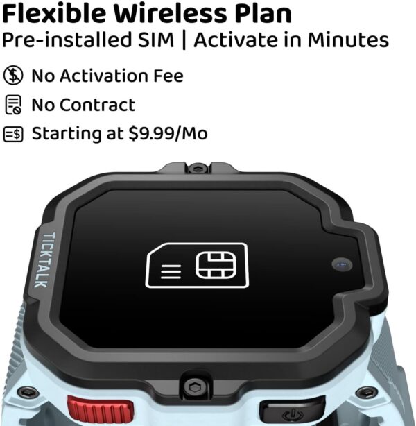 TickTalk 5 - Kids Smart Watch with GPS Tracker, Video Calling, SOS, & Parental Controls | Smartwatch with Free Music, Texting, Kid Phone Call and Text, Boys & Girls - 4G Smart Watch for Kids 3-12 - Image 9