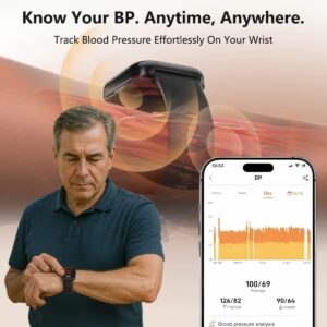 MorePro Smart Watch for Men Women(Make/Answer Call), 1.85″ Smartwatch with 24/7 Heart Rate & Blood Pressure Monitor, Blood Oxy-gen Sleep Tracking, 120+ Sports Fitness Trackers for iPhone Android