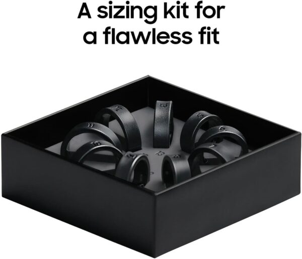 Samsung Galaxy Ring, AI Smart Ring, Size First w/Sizing Kit, No App Subscription, Fitness Monitor, Sleep Tracker, Up to 7-Day Battery, Size 12, Titanium Black [US Version, 1Yr Manufacturer Warranty] - Image 7