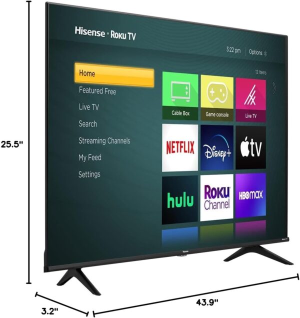 Hisense 50-Inch Class R6090G Roku 4K UHD Smart TV with Alexa Compatibility (50R6090G, 2020 Model) - Image 8