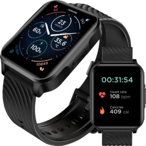 Motorola Moto Watch 70 – Health and Fitness Bluetooth Smartwatch for Every Day Wear, Advanced Health Features, Up to 10 Days Battery Life – Compatible with Android and iOS, Phantom Black
