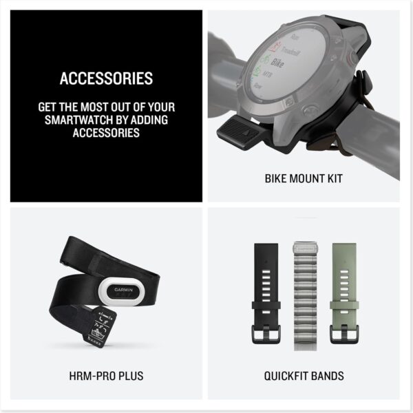 Garmin tactix® 8 51mm, Solar Charged Display, Elite, Premium Tactical GPS Smartwatch, Includes Applied Ballistics Elite™ Solver, Titanium Bezel, Sapphire Lens, 40-Meter Dive Rating - Image 6