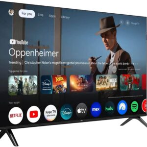 TCL 40-Inch Q3K Series 1080P FHD QLED Smart TV Bundle – HDR10, Google TV, Bluetooth Audio, Bezel-Less Design w/CPS Protection Plan, UAX HDMI Cable, Screen Cleaner with Microfiber