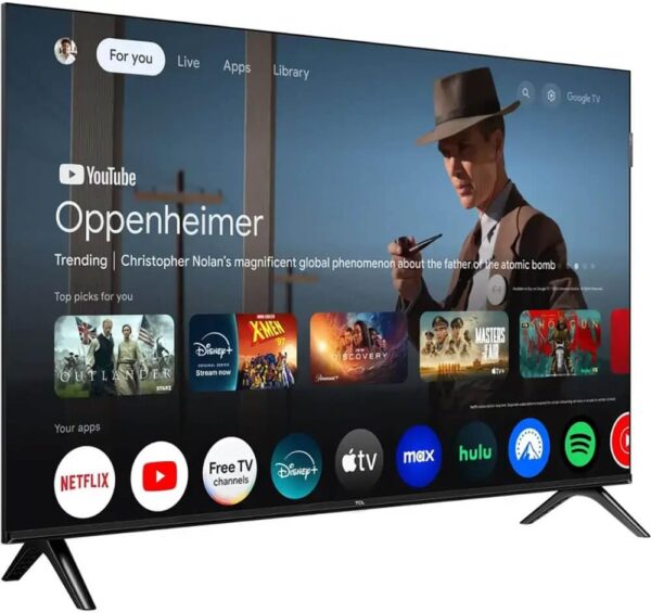 TCL 40-Inch Q3K Series 1080P FHD QLED Smart TV Bundle – HDR10, Google TV, Bluetooth Audio, Bezel-Less Design w/CPS Protection Plan, UAX HDMI Cable, Screen Cleaner with Microfiber - Image 2