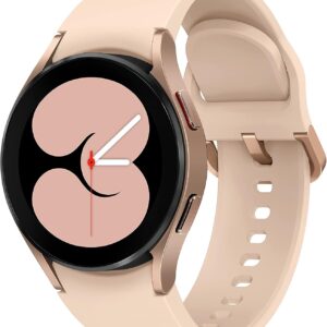 Samsung Galaxy Watch 4 40mm Smart Watch Bluetooth – Pink Gold (Renewed)
